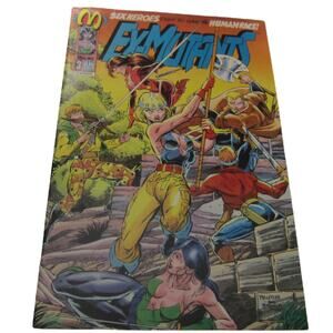 Ex-Mutants #3 1990s Indie Superhero Comic Malibu Adventure Eternity Comics